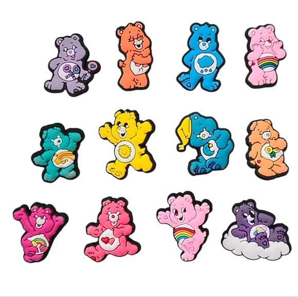Lot of Care Bears Croc Charms